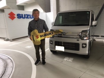 エブリイワゴン　ご納車おめでとうございます